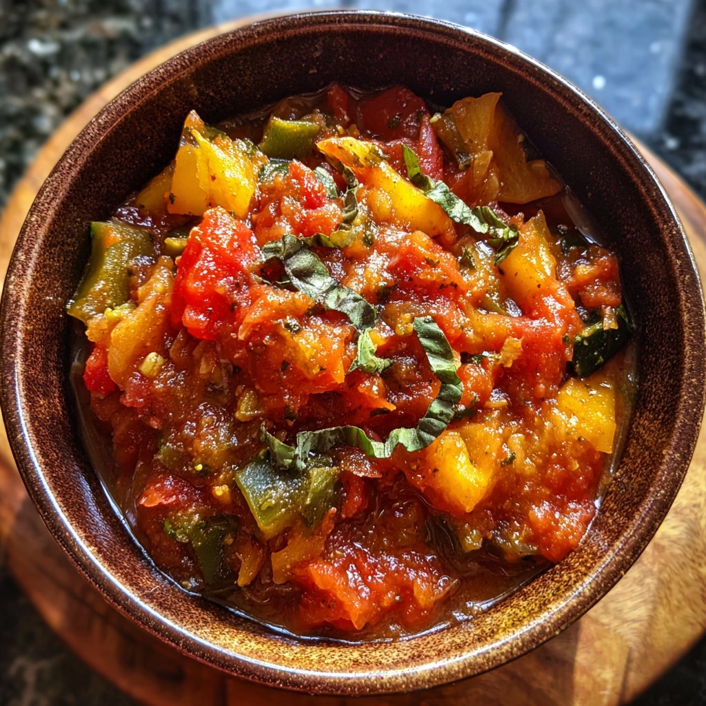 Healthy Crockpot Italian Vegetable Stew