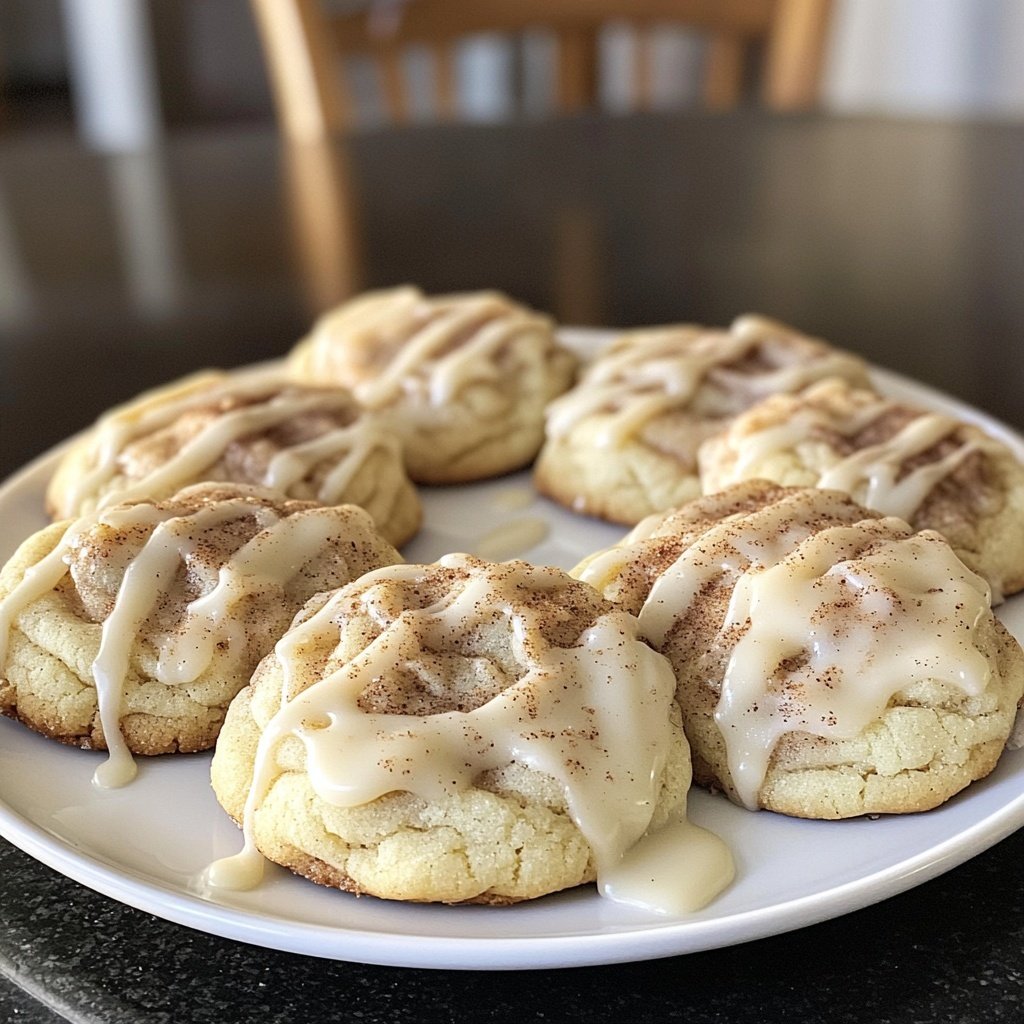 Soft and Chewy Cinnamon Roll Sugar Cookies