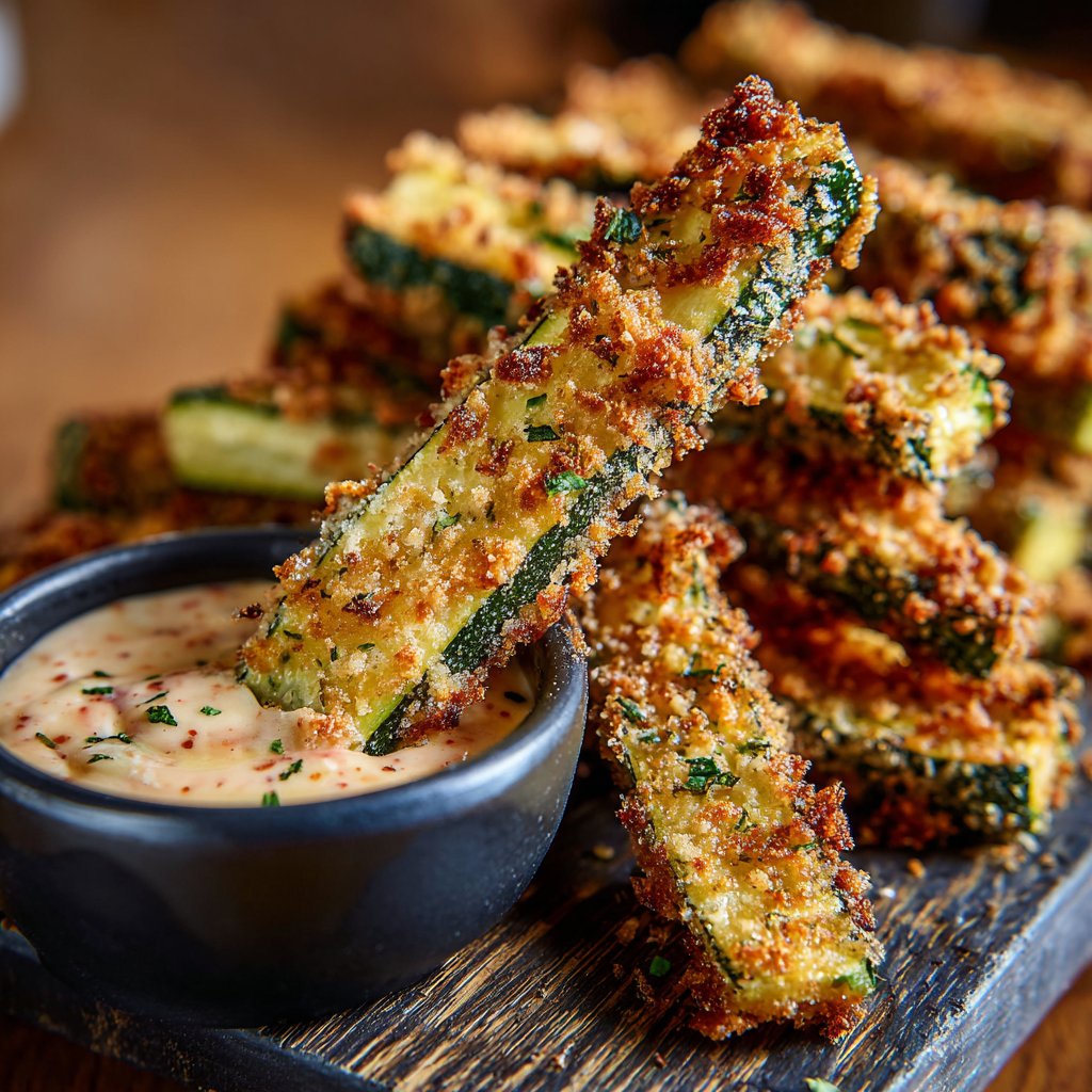 Crispy Zucchini Veggie Fries
