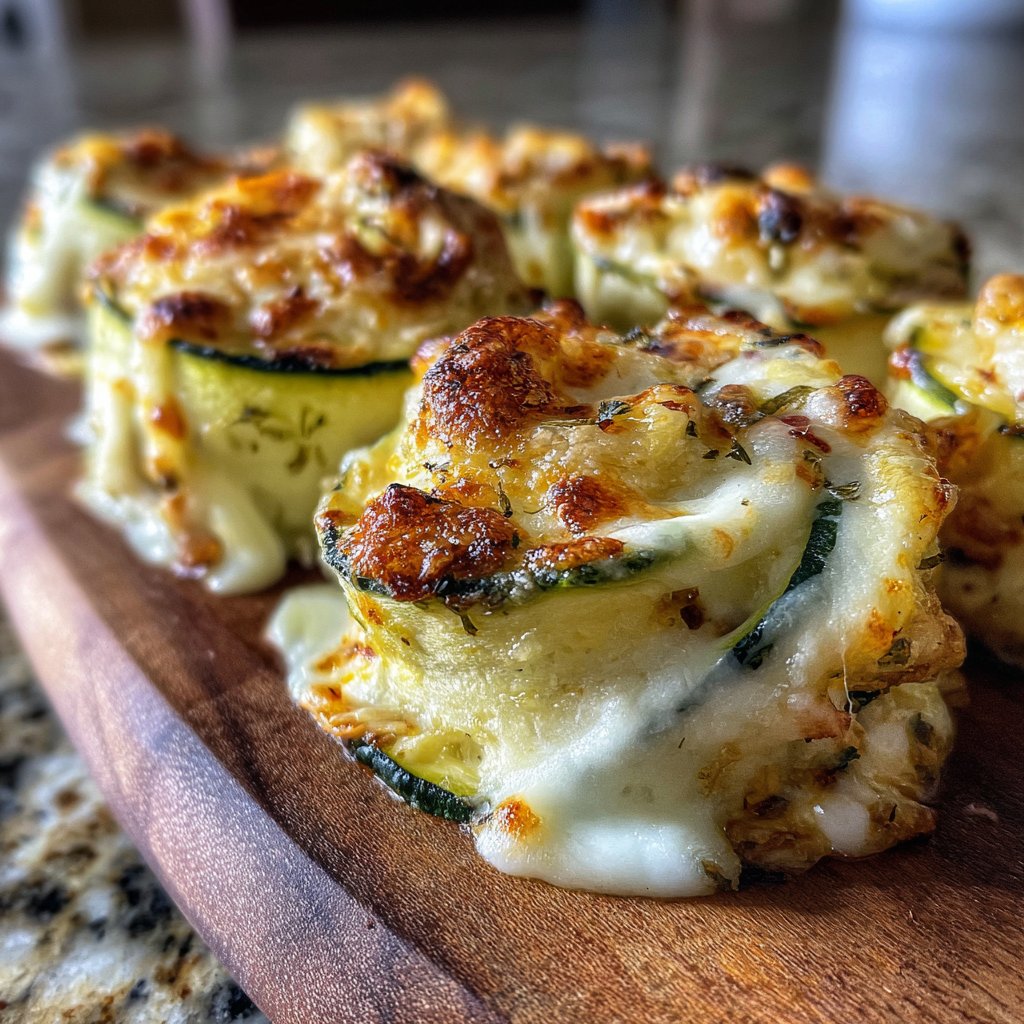 Baked Zucchini Ricotta Rollups