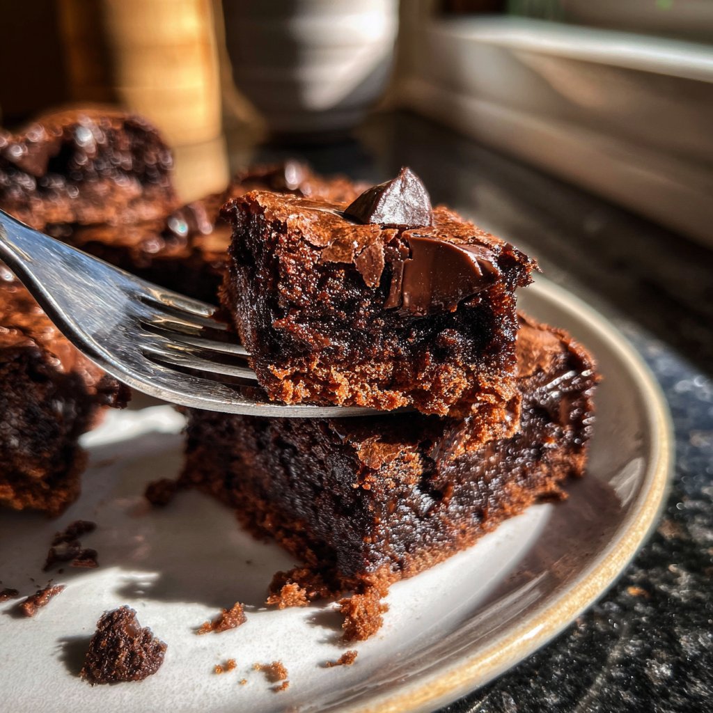 Cottage Cheese Brownies with Dark Chocolate