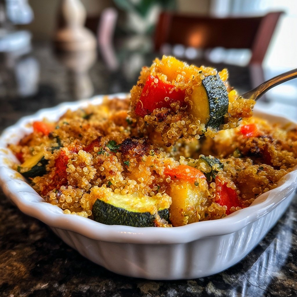 Roasted Vegetable Quinoa Bake