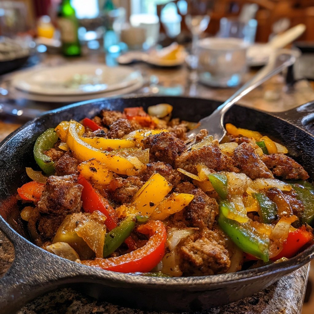 Classic Hamburger Meat Skillet Dinner