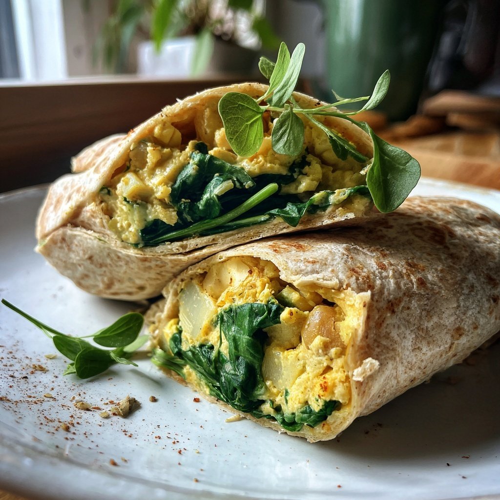 Healthy Lunch Lemon White Bean Wrap