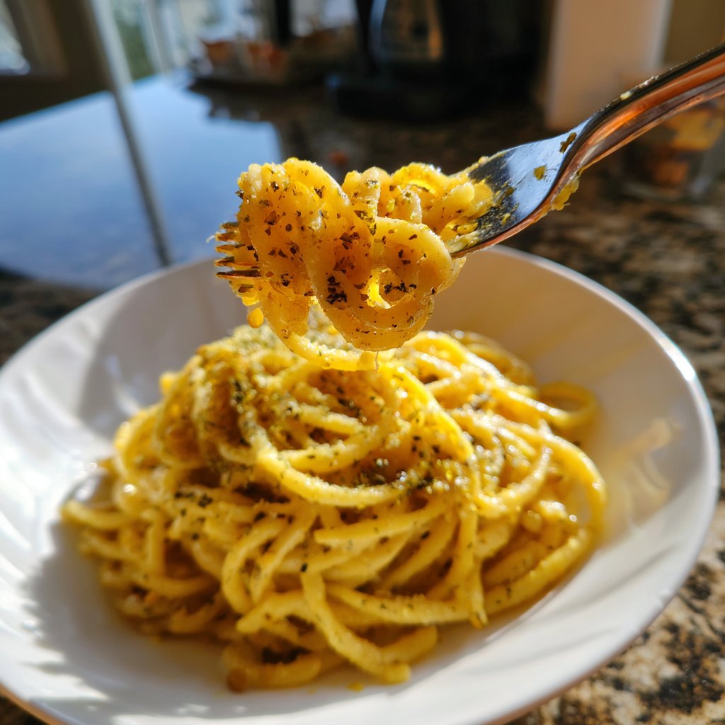 Creamy Lemon Lentil Pasta