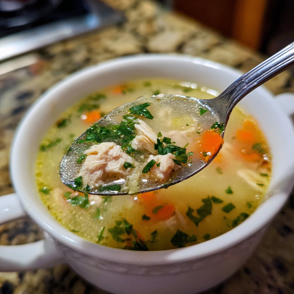 Spring Lemon Chicken Soup