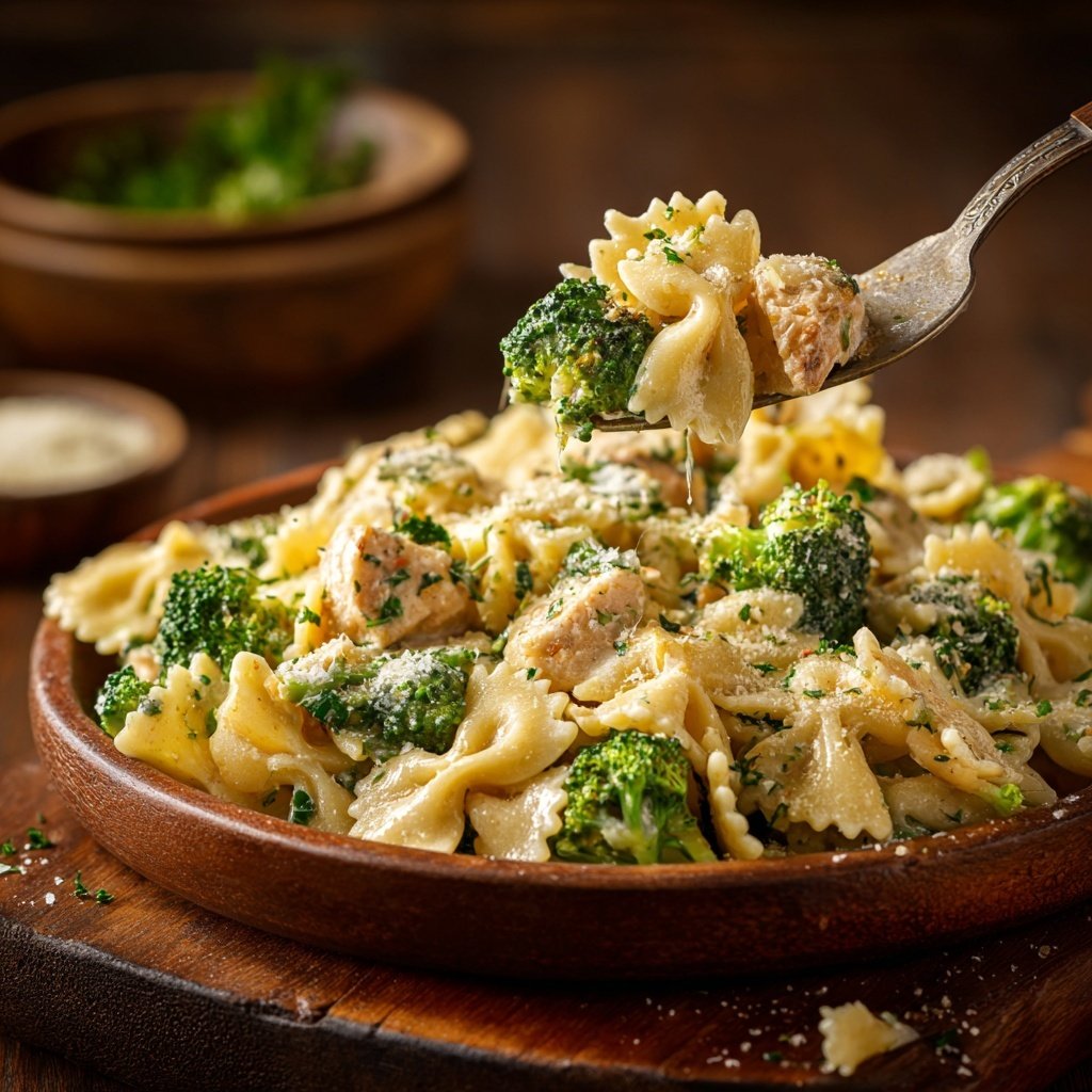 Bow Tie Pasta With Chicken And Broccoli