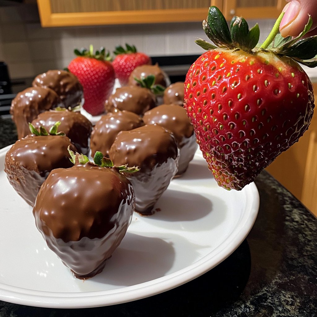 Chocolate Strawberries for Valentines