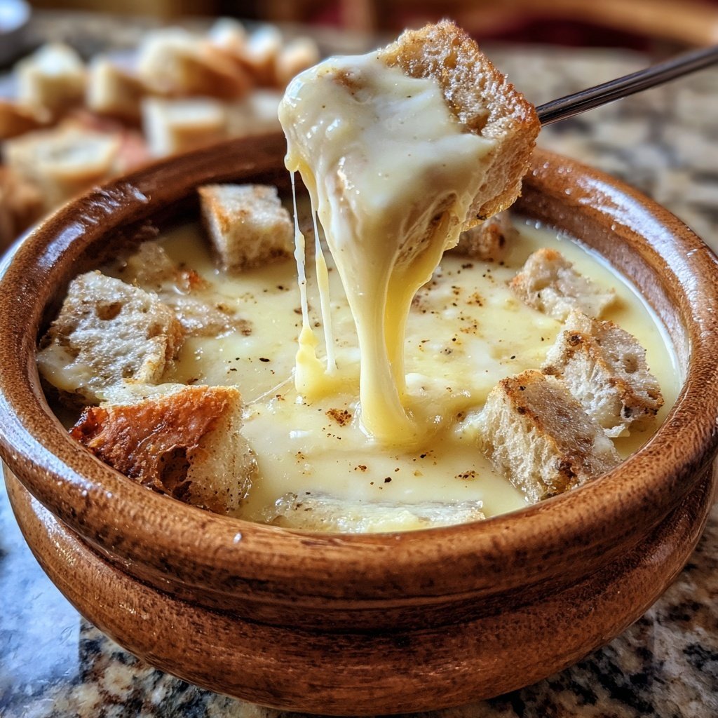 Fondue with Gruyere and Nutmeg