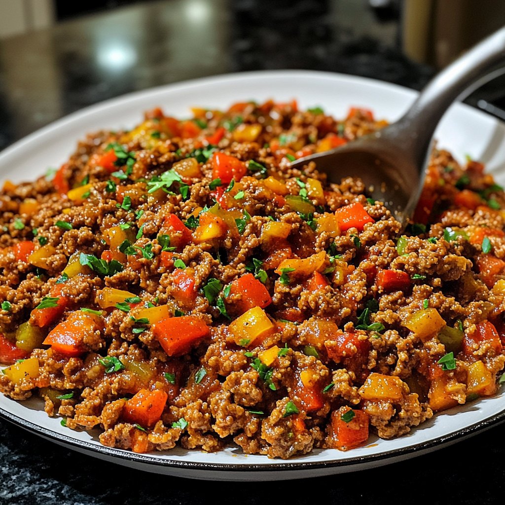 Ground Beef Skillet Mediterranean