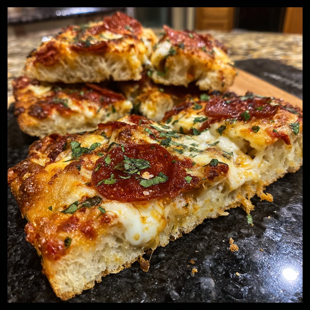Super Bowl Appetizer Flatbread Slices