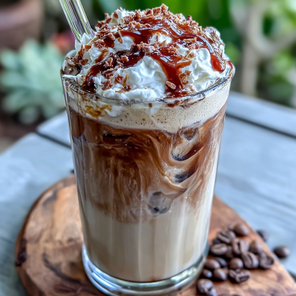 Low Calorie Iced Vanilla Coffee Drink