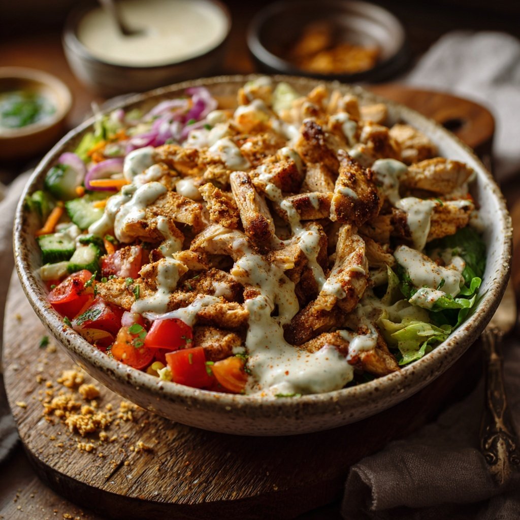 Easy Chicken Shawarma Bowl