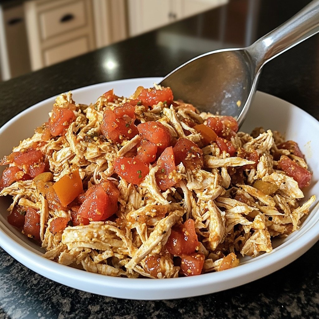 Easy Slow Cooker Chicken Taco Filling