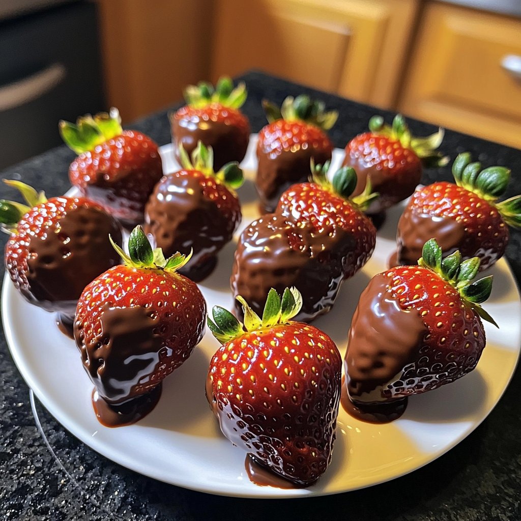 Chocolate Strawberries for Valentine’s Day